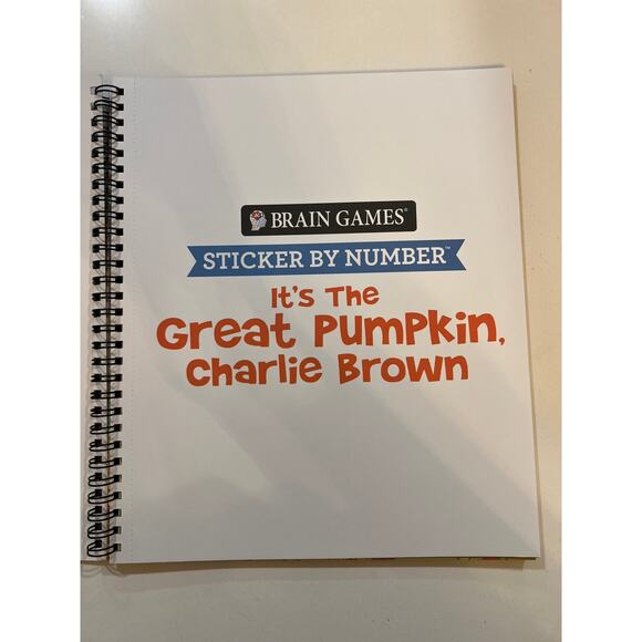 NEW Sticker by Number, Its the Great Pumpkin Charlie Brown - Picture 2 of 6